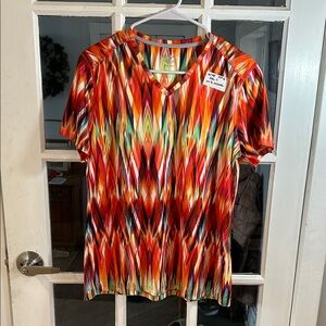 W104.    Legends Multicolor Tie-Dye Active Tank Top